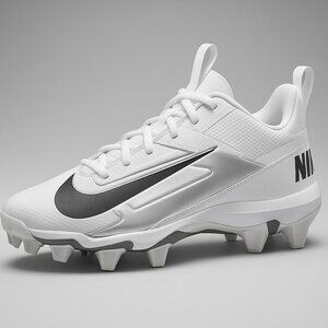 Nike Alpha Menace 4 Shark FQ4012-100 Big‎ Kid Youth Football Cleat Size 4Y NEW